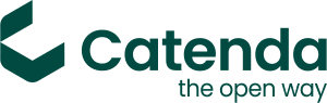 New Catenda logo dark green